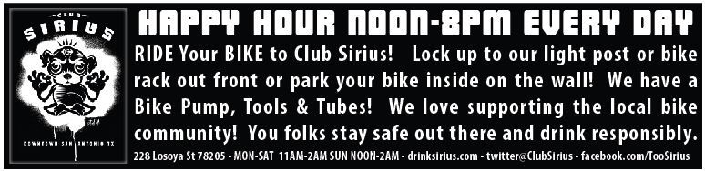 Club Sirius San Antonio FrankenBike
