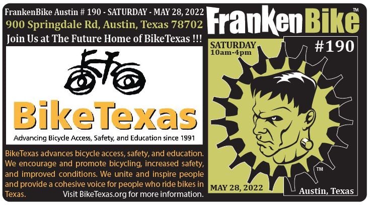 FrankenBike Austin # 190: SATURDAY @ Bike Texas