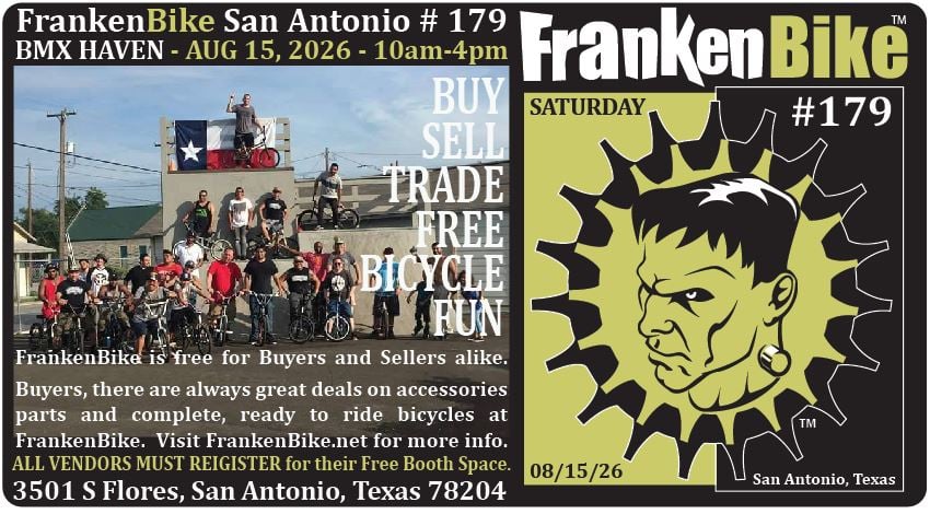 FrankenBike San Antonio # 179: SATURDAY @ BMX HAVEN