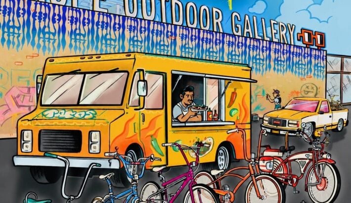 FrankenBike Special Event in Conjunction with Tacos and Tires 4th Annual Bicycle Show November 14, 2026 from 10am-4pm at HOPE Outdoor Gallery